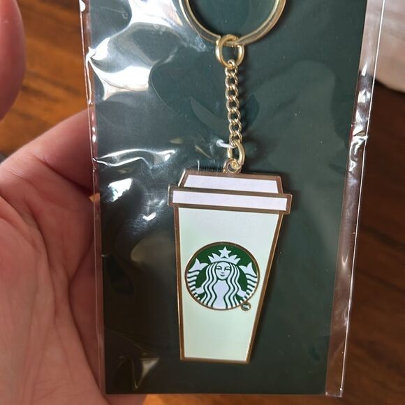 Starbucks® Enamel Keychain New with tags - Picture 5 of 5